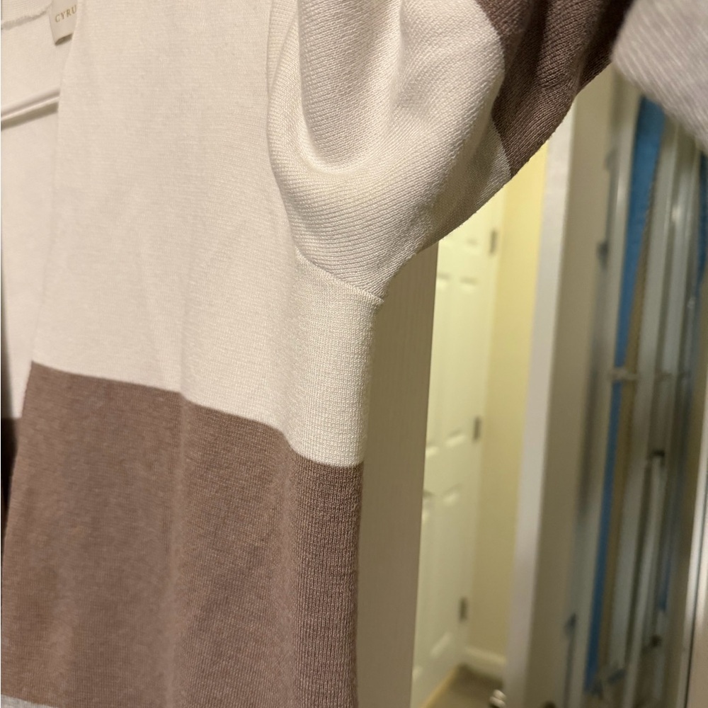 Cyrus Colorblock Open Cardigan - Medium - Picture 8 of 10